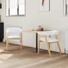vidaXL Chaises de salle &agrave; manger 2 pcs Naturel 54 x 57 x 73 cm