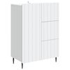 vidaXL Buffet Blanc 66 x 34,5 x 91,5 cm Bois d'ing&eacute;nierie