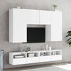 vidaXL Meubles TV muraux 2 pcs blanc 100x30x30 cm bois d'ing&eacute;nierie