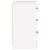 vidaXL Buffet blanc 104,5x35,5x67,5 cm bois d'ing&eacute;nierie