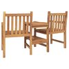vidaXL Chaises de Jardin Marron 152 x 63 x 89 cm Bois de teck solide