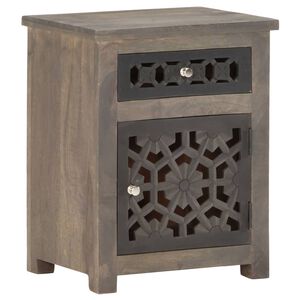vidaXL Table de chevet 40x30x50 cm Bois de manguier massif