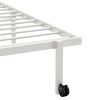 vidaXL Cadre de lit sans matelas pliable blanc 100x200 cm acier