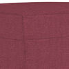 vidaXL Repose-pied Rouge bordeaux 60x50x41 cm Tissu