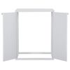 vidaXL Armoire de machine &agrave; laver Blanc 68,5x64,5x88 cm PVC
