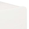 vidaXL Table de chevet Blanc 39 x 34 x 33 cm Bois de pin massif