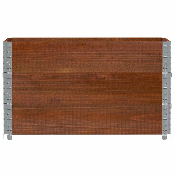 vidaXL Jardini&egrave;re marron 100x50 cm bois massif de pin