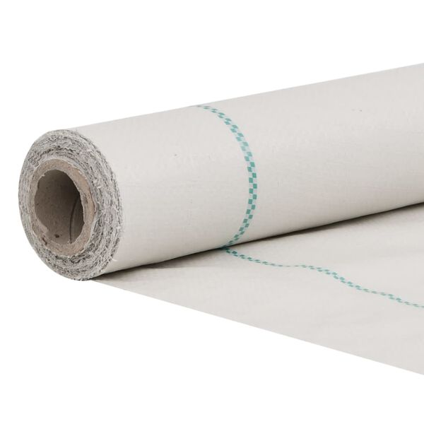vidaXL Membrane anti-mauvaises herbes blanc 2x150 m PP