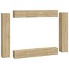 vidaXL Ensemble de meubles TV 8 pcs Ch&ecirc;ne sonoma Bois d'ing&eacute;nierie