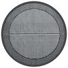 vidaXL Tapis d'ext&eacute;rieur ARAKIL gris &Oslash;200 cm PP