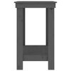 vidaXL Banc de travail Gris 80x50x80 cm Bois de pin massif