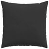 vidaXL Coussins de canap&eacute; 2 pcs Noir 60 x 60 cm tissu