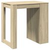 vidaXL Table de bar chêne sonoma 102x70x103,5 cm bois d'ingénierie