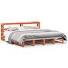 vidaXL Cadre de lit sans matelas cire marron 180x200cm bois pin massif
