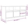 vidaXL Meuble TV Gris b&eacute;ton 102x37,5x52,5 cm Bois d'ing&eacute;nierie