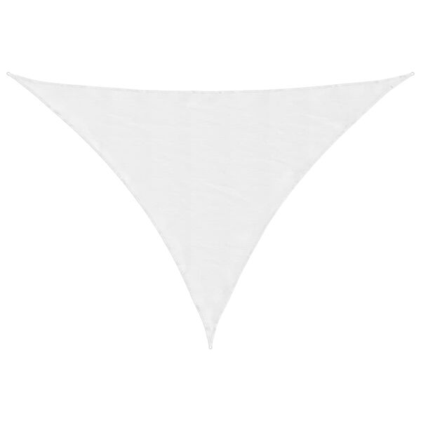 vidaXL Voile de parasol tissu oxford triangulaire 2,5x2,5x3,5 m blanc