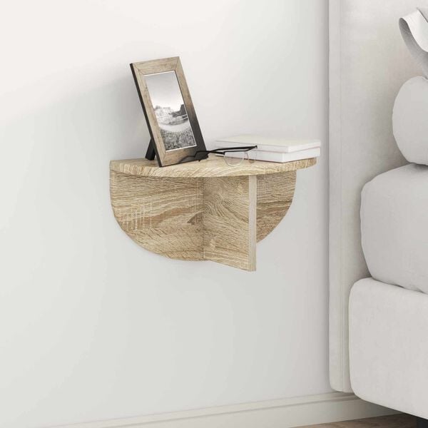 vidaXL &Eacute;tag&egrave;re Murale Ch&ecirc;ne Sonoma 38 x 19 x 19 cm Bois d'ing&eacute;nierie