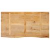 vidaXL Dessus de table &agrave; bord vivant 100x60x2,5cm bois massif manguier