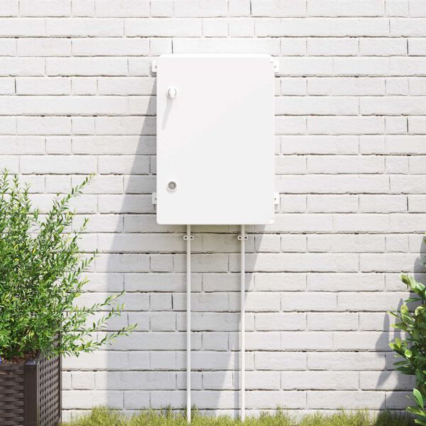 vidaXL Armoire de contr&ocirc;le Gris 47 x 20 x 60 cm Plastic ABS