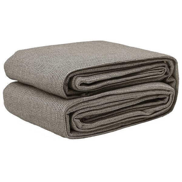 vidaXL Tapis de tente Gris clair 200 x 250 cm Polyéthylène