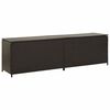 vidaXL Bo&icirc;te de rangement de jardin r&eacute;sine tress&eacute;e 200x50x60 cm marron