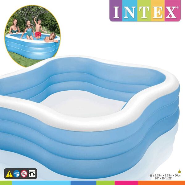 Intex Piscine Beach Wave 229x229x56 cm 57495NP