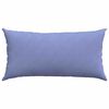 vidaXL Coussins de canapé 2 pcs Bleu 80 x 40 cm tissu