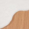 vidaXL Tapis en Fourrure Synth&eacute;tique de Lapin Olite Blanc 60 x 90 cm