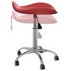 vidaXL Chaise de bureau Rouge bordeaux Similicuir