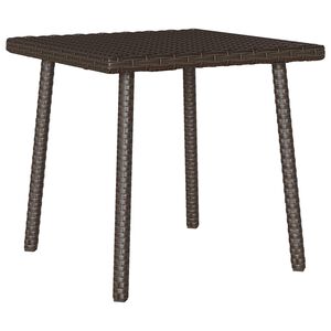 VidaXL Table basse de jardin rectangulaire marron 40x40x37 cm rotin