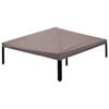 vidaXL Housse de Gazebo 300 x 300 cm Taupe Polyester et Acier