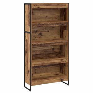 vidaXL Biblioth&egrave;que 80 x 30 x 155 cm Bois d'ing&eacute;nierie Bois Ancien
