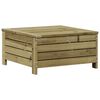 vidaXL Salon de jardin 7 pcs avec coussins bois de pin impr&eacute;gn&eacute;