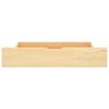 vidaXL Cadre de lit avec 4 tiroirs Bois de pin massif 140x200 cm