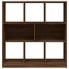 vidaXL Biblioth&egrave;que Ch&ecirc;ne marron 97,5x29,5x100 cm Bois d'ing&eacute;nierie