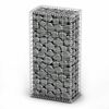 vidaXL Panier de gabion avec couvercle Fil galvanis&eacute; 100x50x30 cm