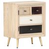 vidaXL Table de chevet 40x30x50 cm Bois de manguier massif