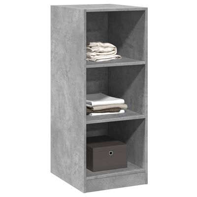 vidaXL Garde-robe gris béton 48x41x102 cm bois d'ingénierie