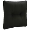 vidaXL Coussin de dos PUTTEN 100 % polyester Noir 40 x 40 x 10 cm