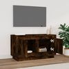 vidaXL Meuble TV ch&ecirc;ne fum&eacute; 80x35x45 cm bois d'ing&eacute;nierie