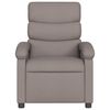 vidaXL Fauteuil inclinable Taupe Tissu