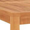 vidaXL Table &agrave; d&icirc;ner de jardin 120x120x77 cm Bois de teck solide