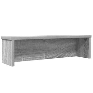 vidaXL &Eacute;tag&egrave;re de cuisine empilable sonoma gris 50x15x16 cm