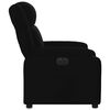 vidaXL Fauteuil inclinable &eacute;lectrique Noir Tissu