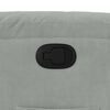 vidaXL Fauteuil inclinable gris clair velours