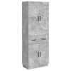 vidaXL Ensemble de Meubles 2 pcs Gris b&eacute;ton Bois d'ing&eacute;nierie