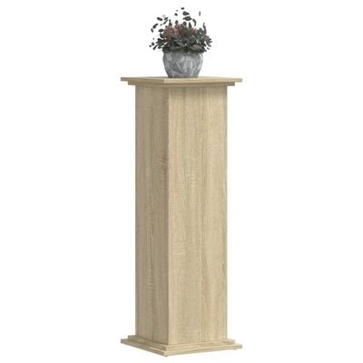 vidaXL Support pour plantes chêne sonoma 33x33x100cm bois d'ingénierie