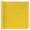 vidaXL &Eacute;cran de balcon Jaune 90x300 cm PEHD