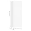 vidaXL Ensemble de meubles TV 3 pcs Blanc Bois d'ingénierie