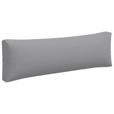 vidaXL Coussins de palette lot de 3 gris tissu